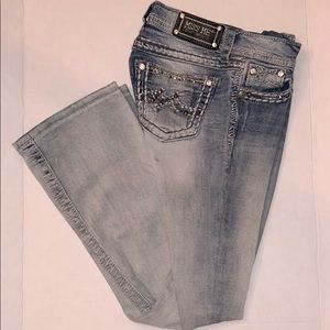Miss Me light wash boot cut jeans
